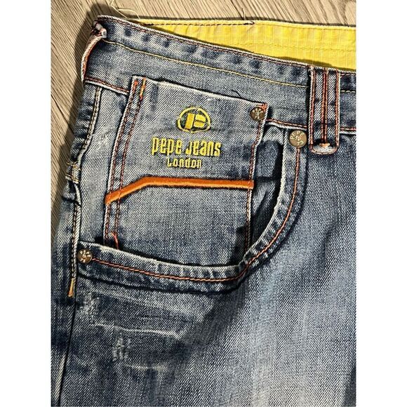 Vintage Y2K Pepe London Baggy Jeans - Picture 6 of 8